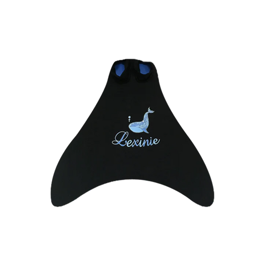Toddler mermaid monofin for kids ages 2-5 swimmable mermaid tail fin accessory by Lexinie Sport