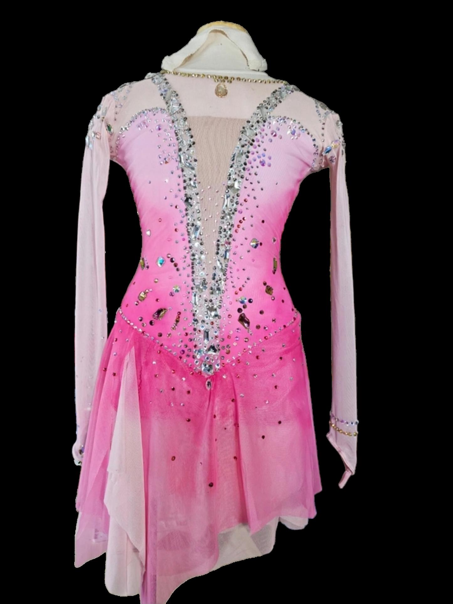 figure-skating-dress-pink-lotus-front-view-lexinie-sport