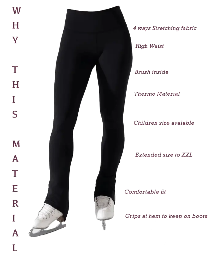 Skating Legging Performance Training Pant for ice skating by Lexinie Sport