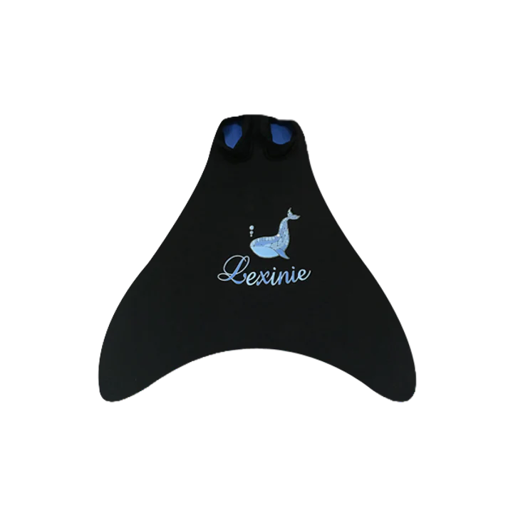 Toddler mermaid monofin for kids ages 2-5 swimmable mermaid tail fin accessory by Lexinie Sport