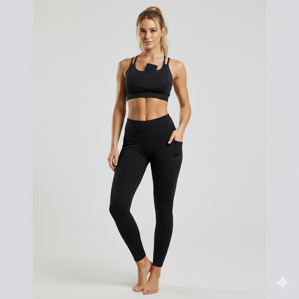 Figure skating competition dress standing casual pose - Lexinie Sport