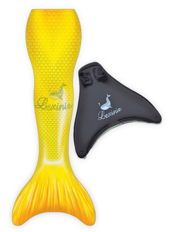 Yellow Tang Mermaid Tail Set